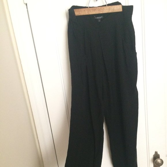 Eileen Fisher Pants - Eileen Fisher 100% silk flowy pants with pockets (black, size XS-M)